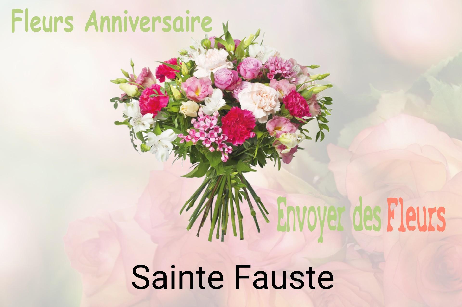 Bouquet de fleurs d’anniversaire livré à Sainte-Fauste