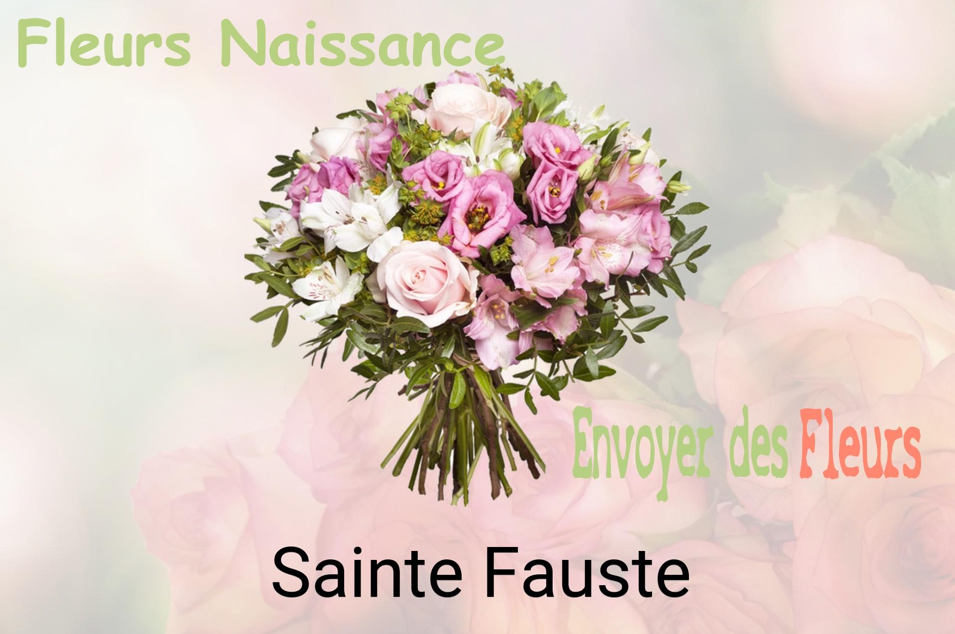 Bouquet de fleurs de naissance livré à Sainte-Fauste